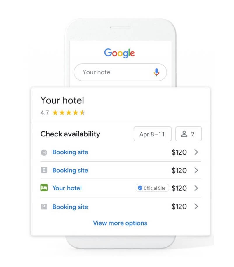 google's free booking links for hotels google's free booking links for hotels