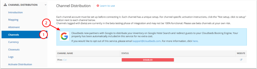 Cloudbeds Google Hotel Search integration Cloudbeds Google Hotel Search integration