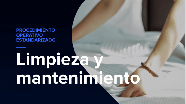 procedimientos operativos estándar limpieza y mantenimiento