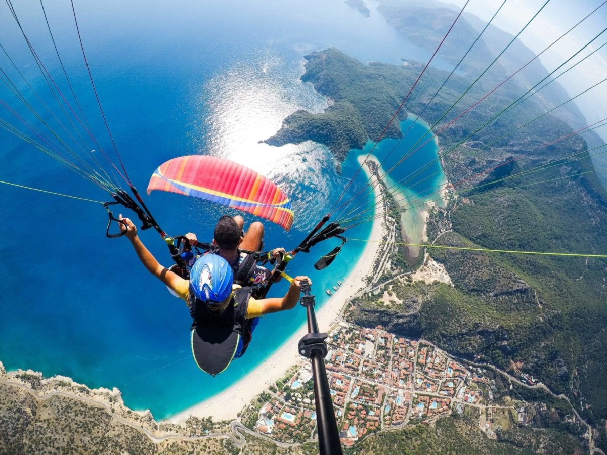Parapente na costa