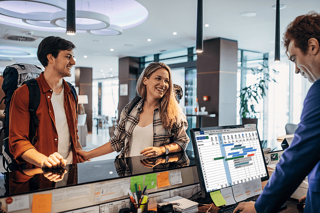 Hotel front desk software