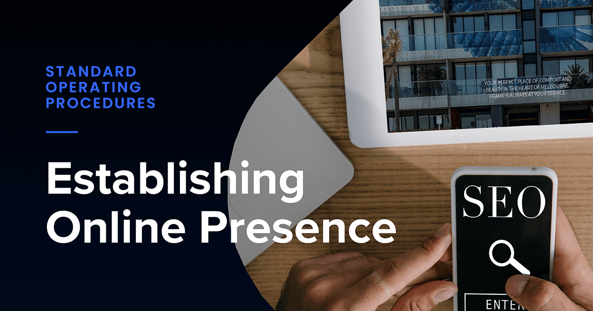 Establishing an online presence standard operating procedures