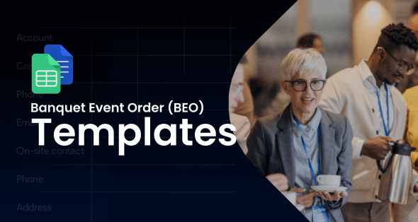 Banquet event order (BEO) templates