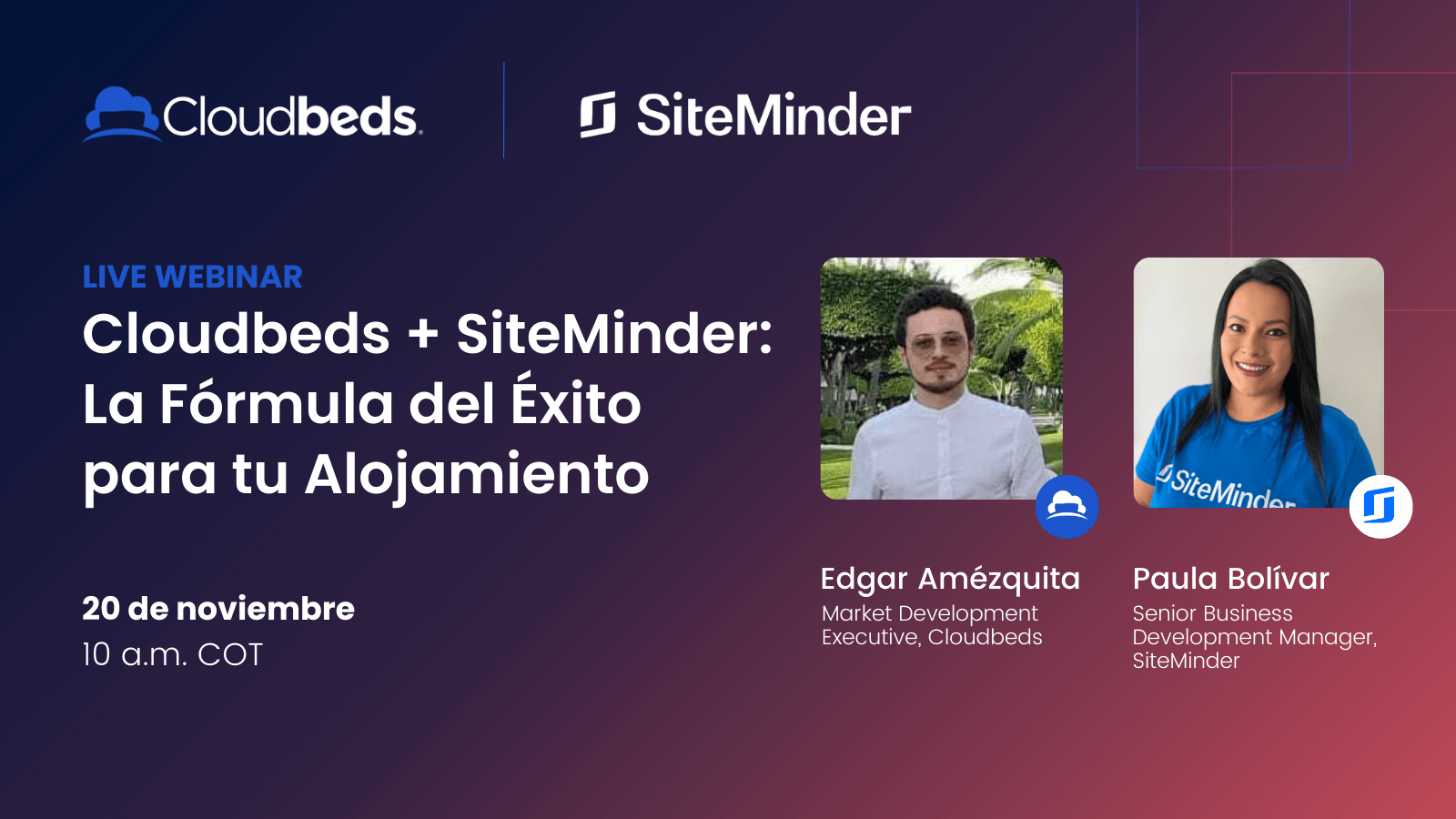 Cloudbeds + SiteMinder: La fórmula del éxito para tu alojamiento