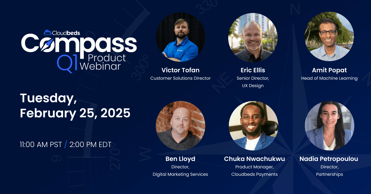 Cloudbeds Compass: Q1 Product Updates Webinar